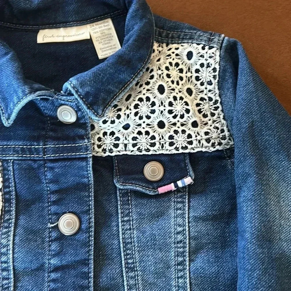 First Impressions Denim Jacket patchwork - Picture 3 of 6